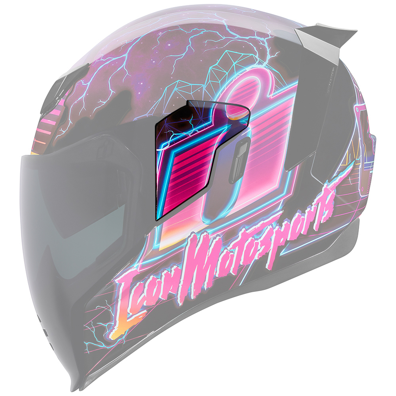 killer!!フュージョン　フロントエフェクト Заглушки визора Icon Airflite Synthwave купить от 1 780 грн. в
