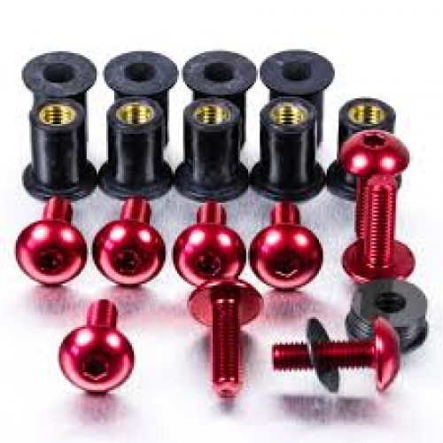 Алюминиевые болты крепления стекла Pro-Bolt 10шт