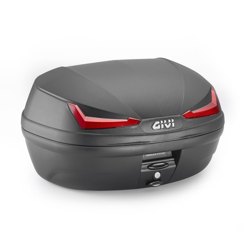 Кофр центральный Givi E455N Monolock -Red