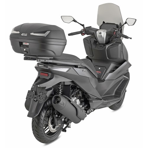 Кофр центральный Givi E455N Monolock -Smoked