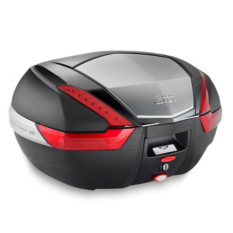 Кофр центральный Givi V47N Monokey Grey -Red