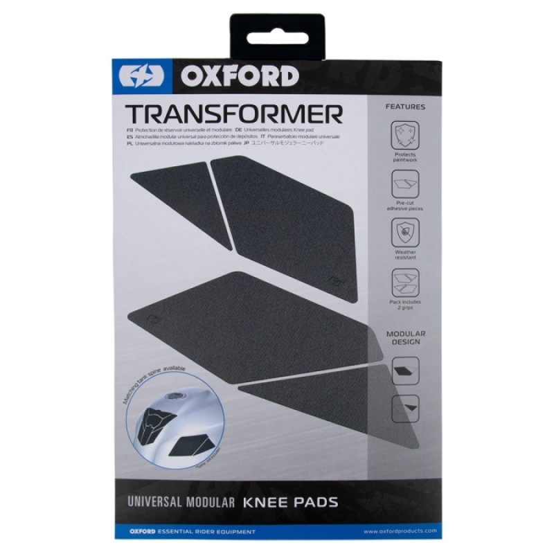 Наліпки на бак бокові Oxford Transformer Modular Knee Pads Black