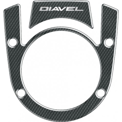 Наклейка крышки бака Print Diavel 2010-2014 Carbon