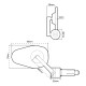 Дзеркало Oxford Shield 360 Bar End