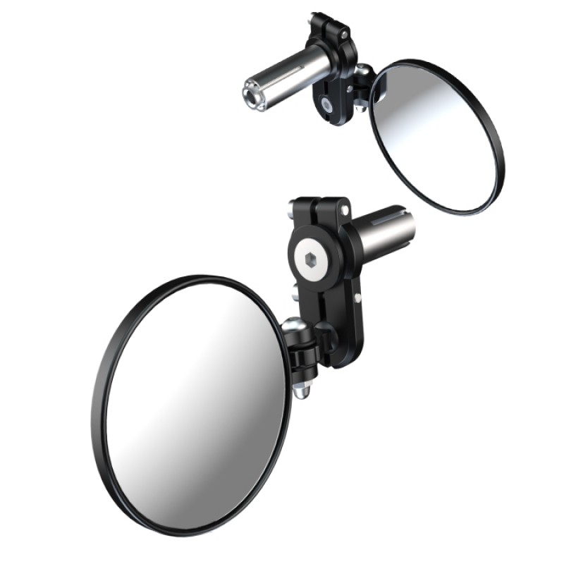 Дзеркала Oxford Fold-Away Bar End Mirrors - Black