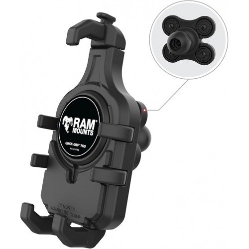 Тримач телефону антивібраційний під MagSafe Ram Mounts Quick-Grip Pro