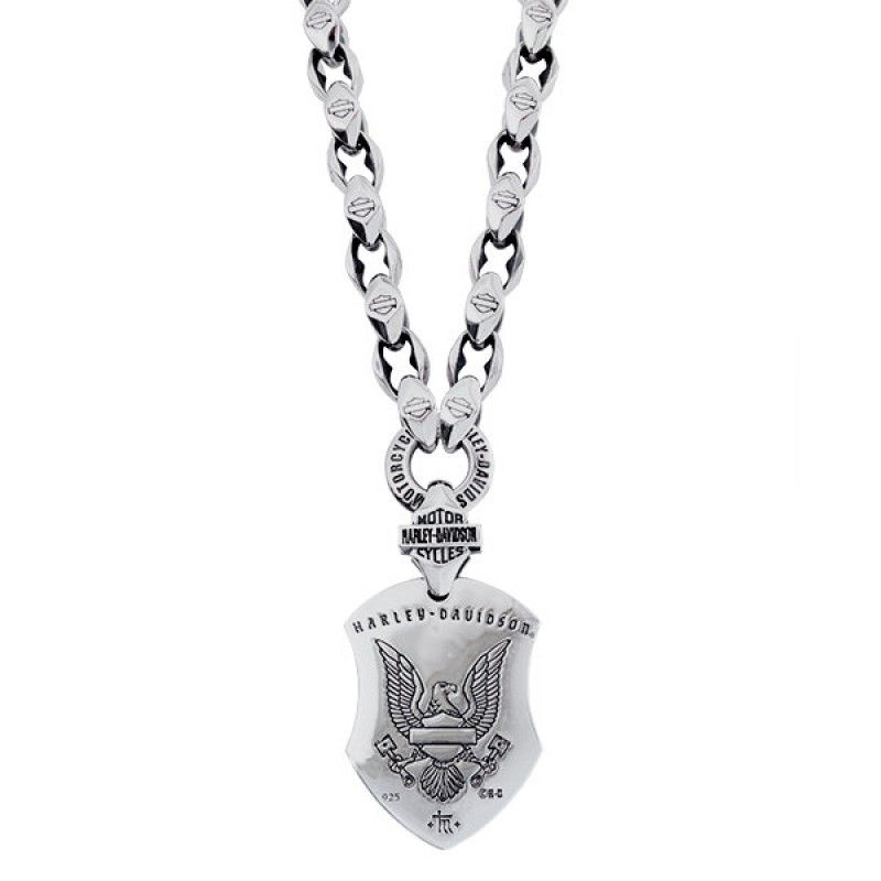 Ожерелье с серебряным покрытием Brass