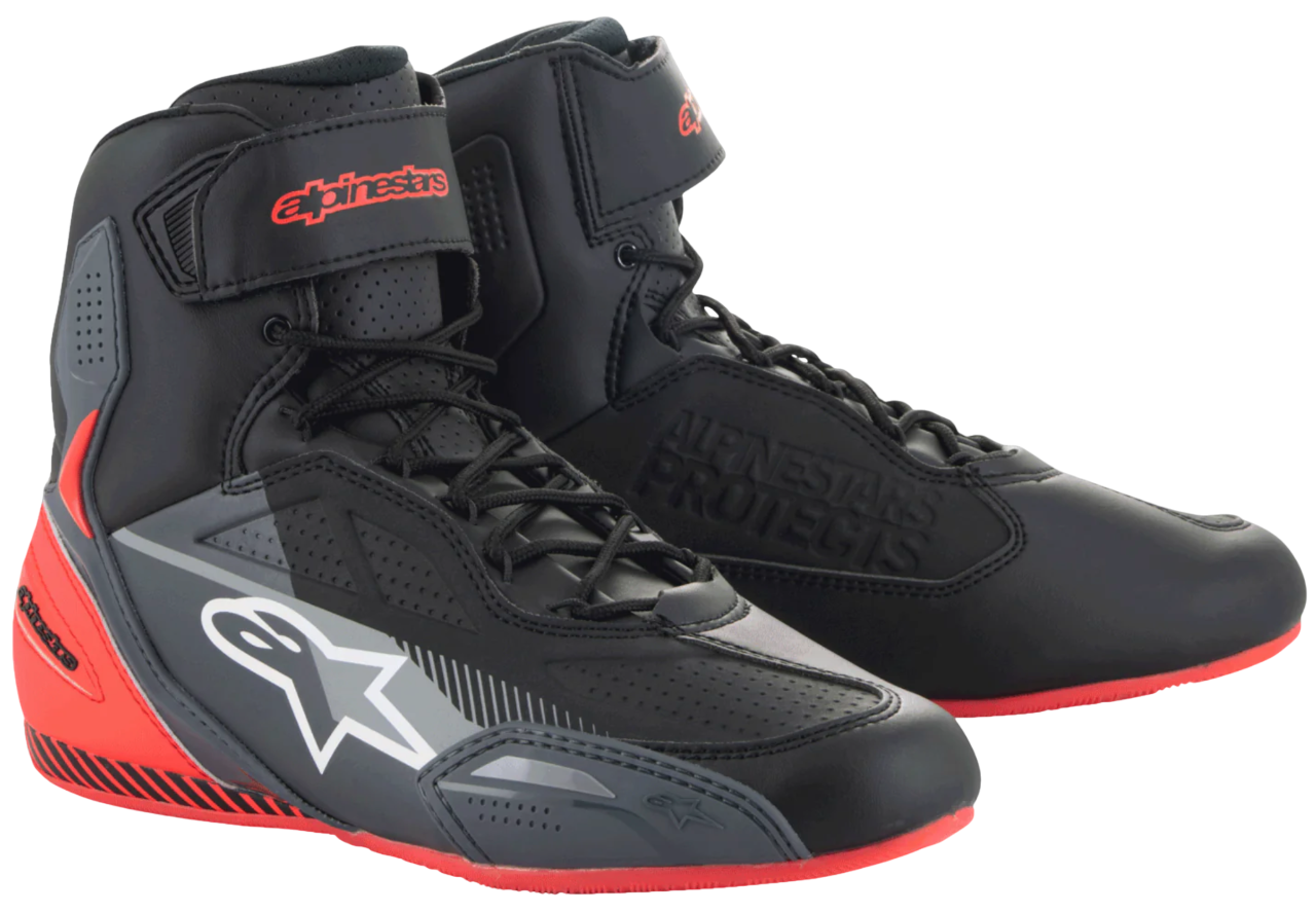 Мотоботы Alpinestars Faster-3 Black/Grey/Red Fluo купить от 0 грн