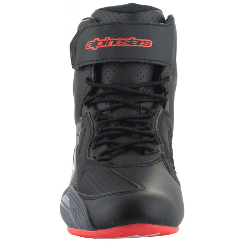 Мотоботы Alpinestars Faster-3 Black/Grey/Red Fluo
