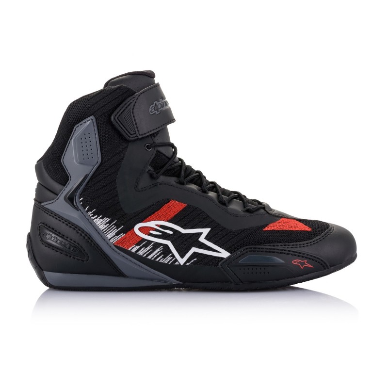 Мотоботы Alpinestars Faster-3 Rideknit Black/Gray/Red