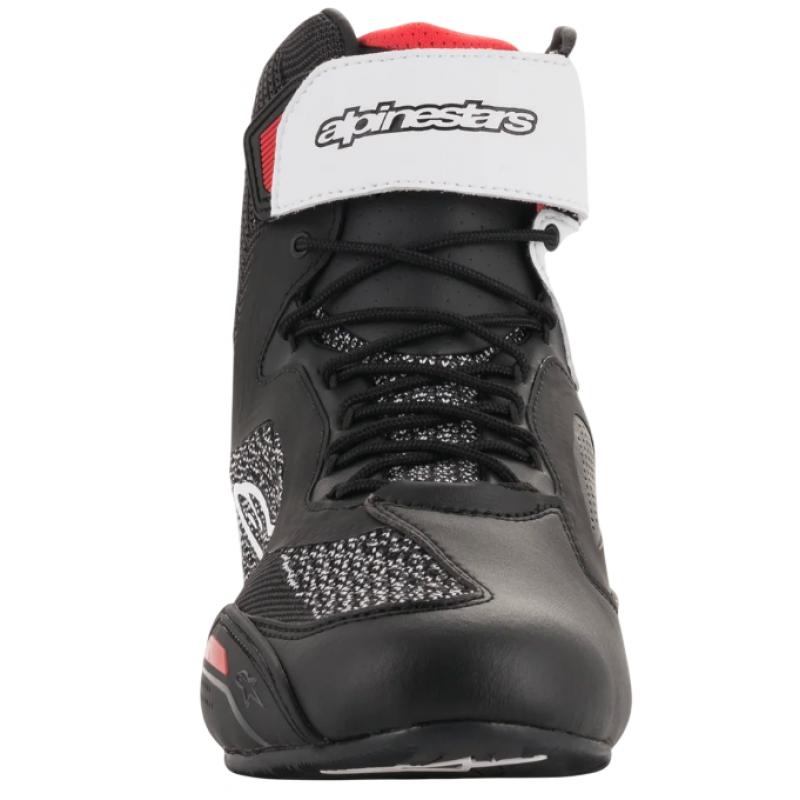 Мотоботы Alpinestars Faster-3 Rideknit Black/White/Red