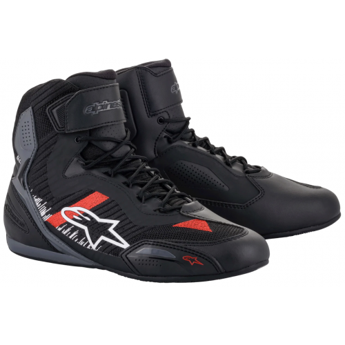 Мотоботы Alpinestars Faster-3 Rideknit Black/Grey/Red