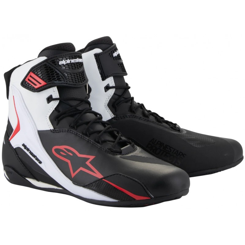 Мотоботи Alpinestars Faster-4 Black/White/Red