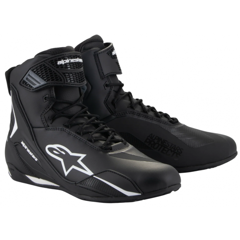 Мотоботы Alpinestars Faster-4 Black/White