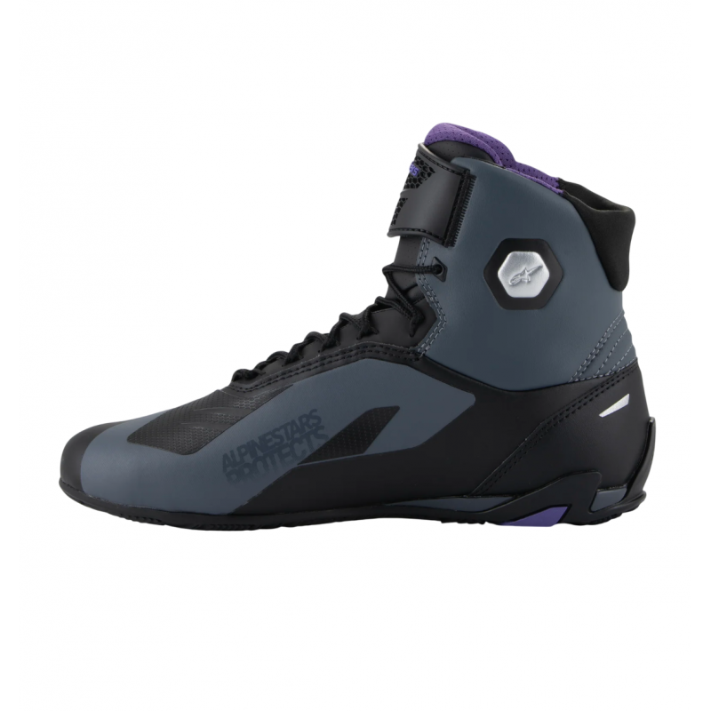 Мотоботы женские Alpinestars Stella Faster-4 Black/Gray/Violet Мотоботы женские Alpinestars Stella Faster-4 Black/Gray/Violet