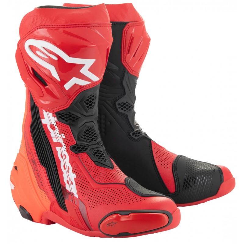 Мотоботи Alpinestars Supertech R Vented Fluo/Red