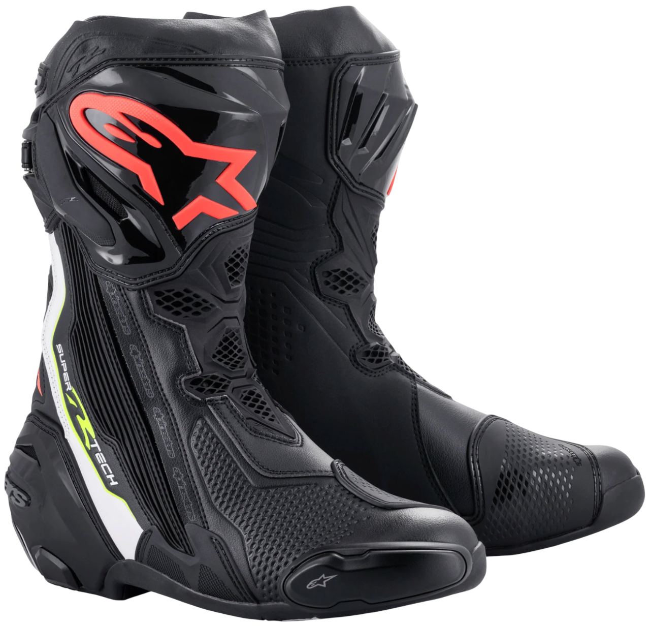 Мотоботы Alpinestars Supertech R Black White Red Yellow купить от