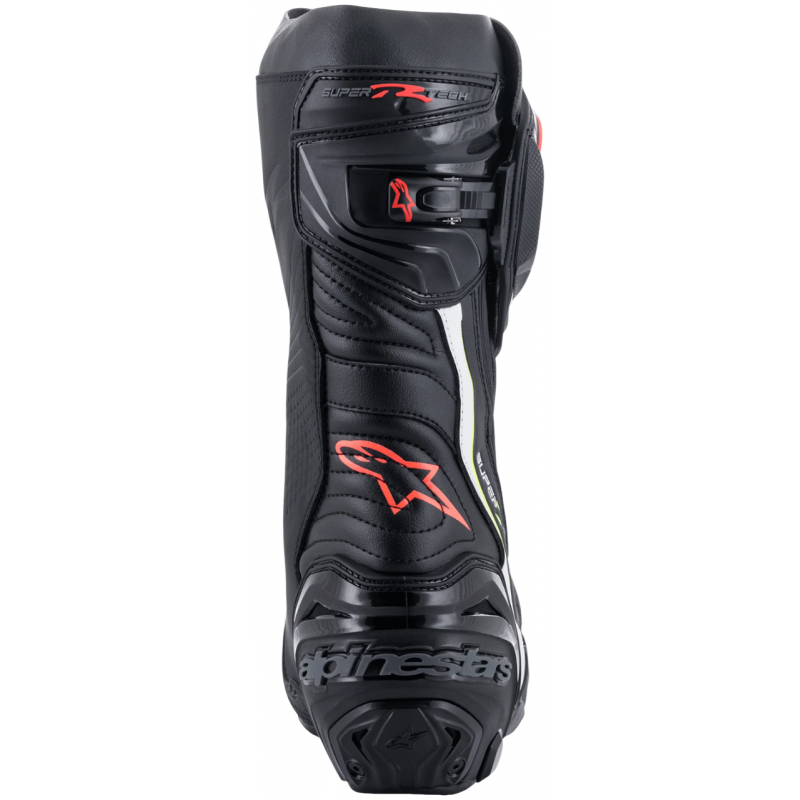 Мотоботы Alpinestars Supertech R Black White Red Yellow
