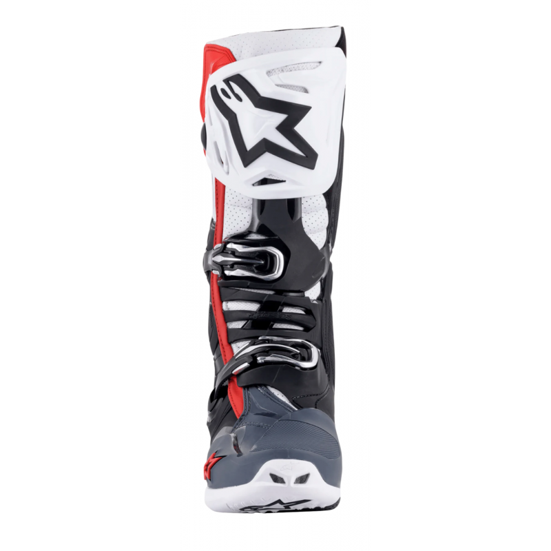 Мотоботы Alpinestars Tech 10 Supervented Black/White/Gray/Red