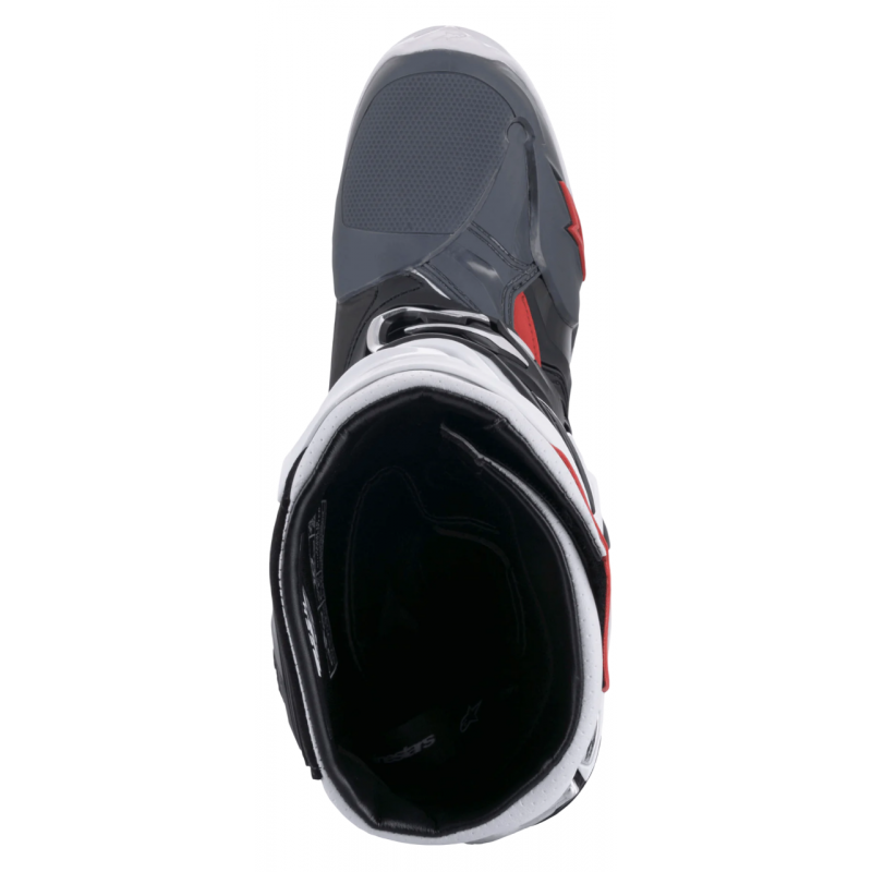 Мотоботы Alpinestars Tech 10 Supervented Black/White/Gray/Red