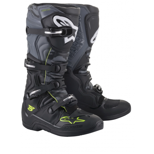 Мотоботы Alpinestars Tech 5 Black/Gray/Yellow