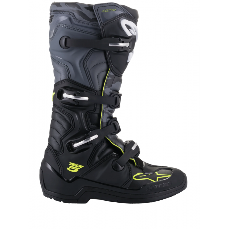 Мотоботы Alpinestars Tech 5 Black/Gray/Yellow