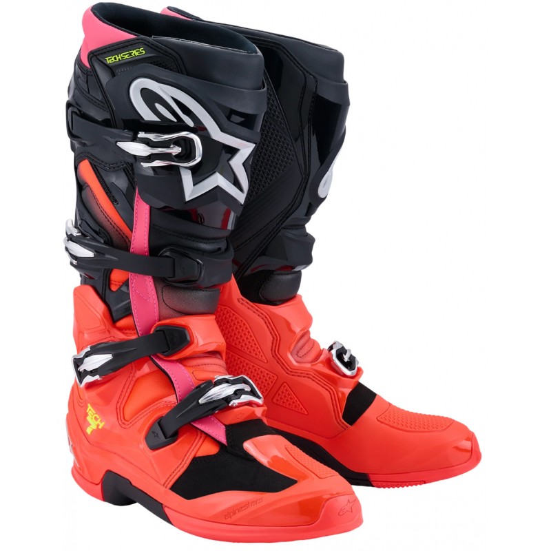 Мотоботи Alpinestars Tech 7 Black/Red/Pink