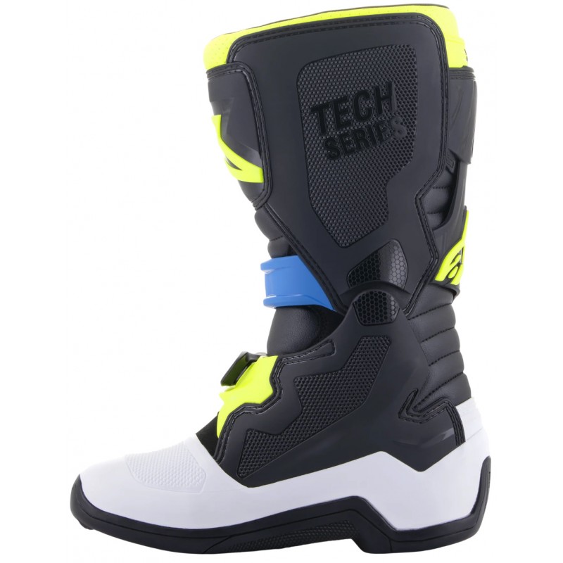 Мотоботы детские Alpinestars Tech 7S Black/Blue/Yellow