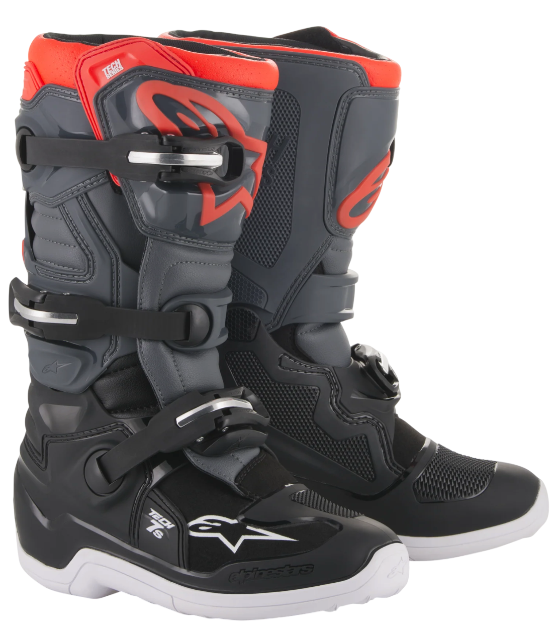 Мотоботы детские Alpinestars Tech 7S Black/Gray/Red купить от 14