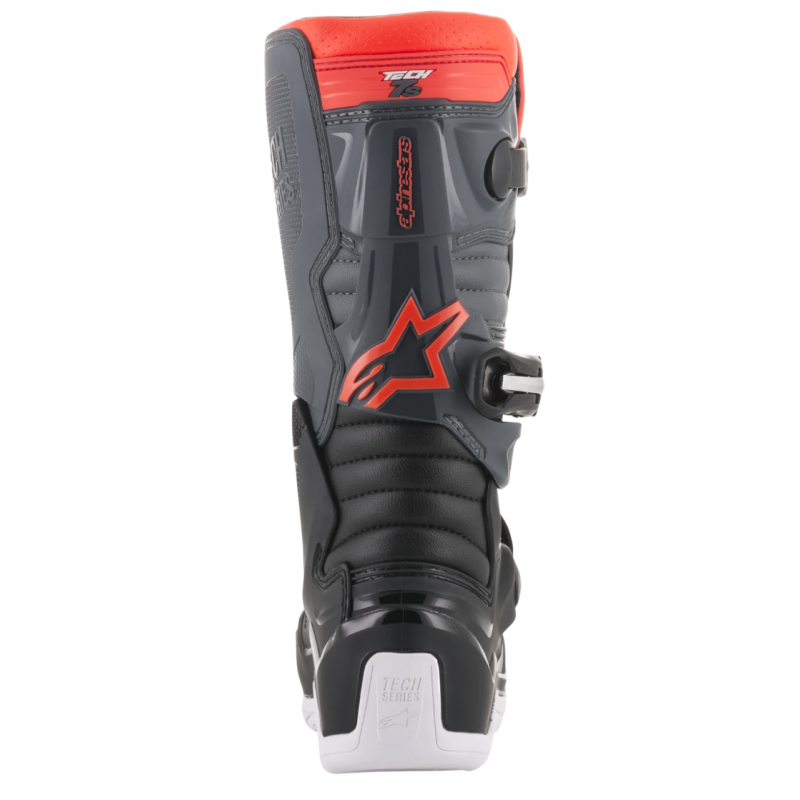 Мотоботы детские Alpinestars Tech 7S Black/Gray/Red Мотоботы детские Alpinestars Tech 7S Black/Gray/Red