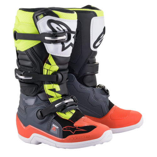 Мотоботи дитячі Alpinestars Tech 7S Grey/Red/Yellow
