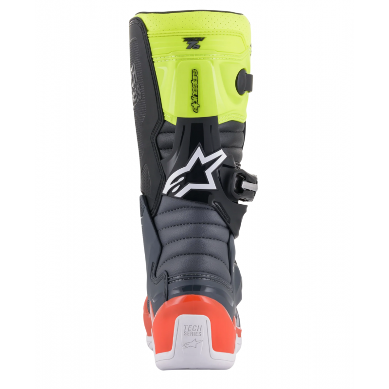 Мотоботы детские Alpinestars Tech 7S Grey/Red/Yellow Мотоботы детские Alpinestars Tech 7S Grey/Red/Yellow