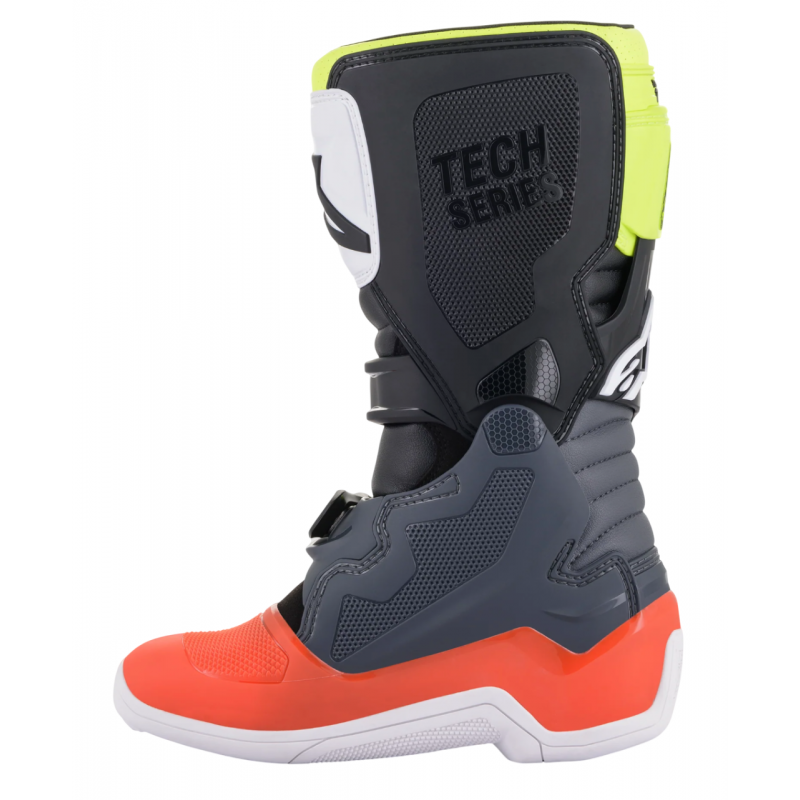 Мотоботы детские Alpinestars Tech 7S Grey/Red/Yellow Мотоботы детские Alpinestars Tech 7S Grey/Red/Yellow