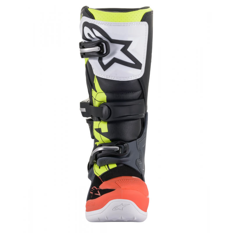 Мотоботы детские Alpinestars Tech 7S Grey/Red/Yellow Мотоботы детские Alpinestars Tech 7S Grey/Red/Yellow