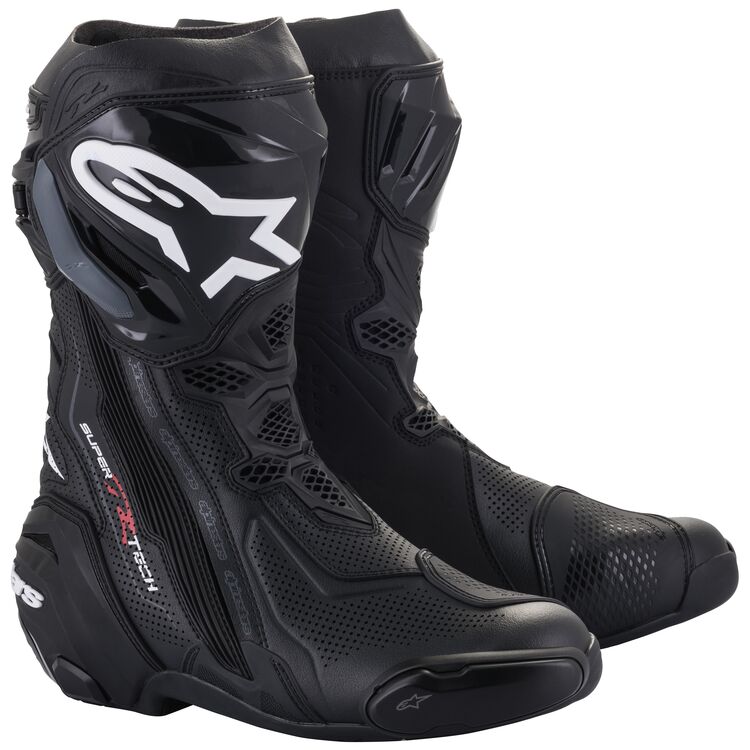 Мотоботи Alpinestars Supertech R Vented Black купити від 0 грн. в