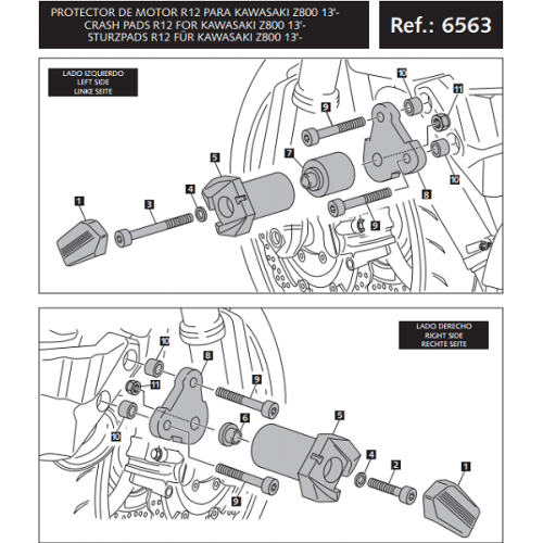 Крашпады Puig R19 Z800 2013-17