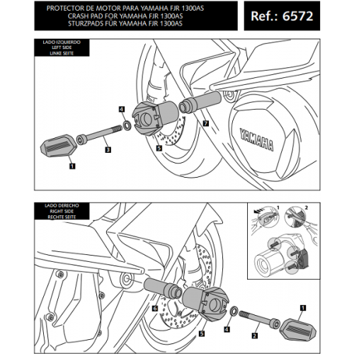 Крашпады Puig R19 FJR1300 2013-17