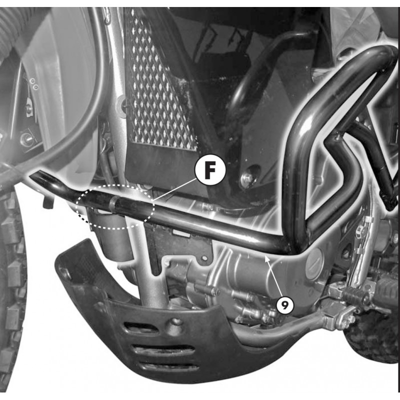 Дуги безопасности Givi KLR650 Versys 2007-
