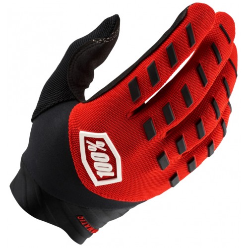 Моторукавиці дитячі 100% Airmatic Fluo Red/Black