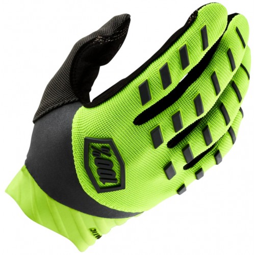 Моторукавиці дитячі 100% Airmatic Fluo Yellow/Black