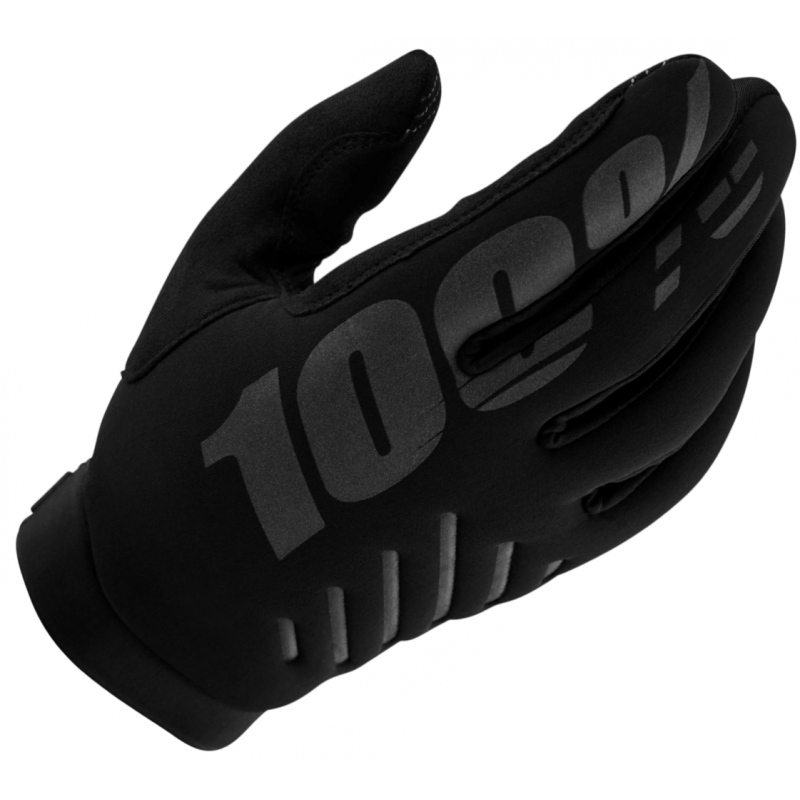 Мотоперчатки 100% Brisker Black