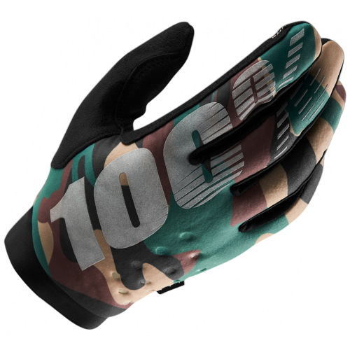 Мотоперчатки 100% Brisker Camo Black