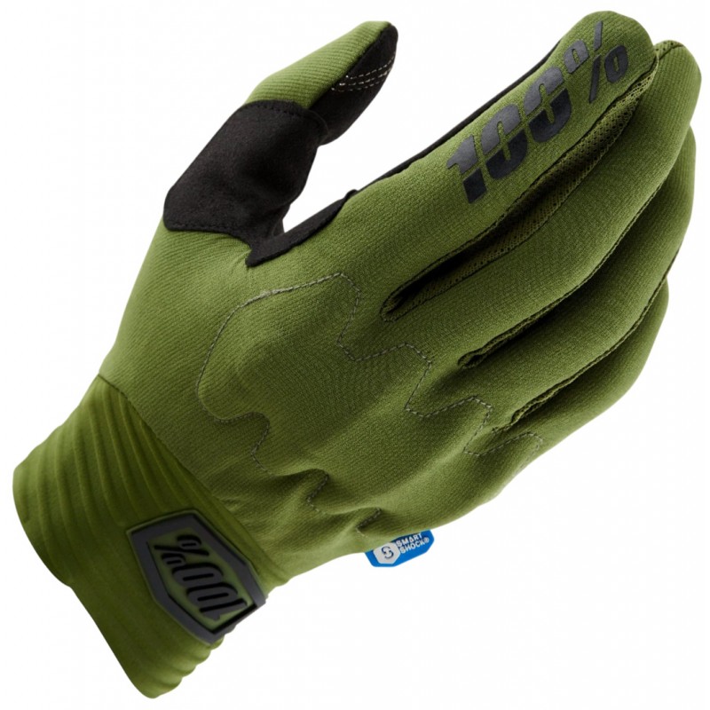 Моторукавиці 100% Cognito Smart Shock Green