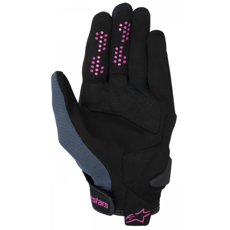 Мотоперчатки женские Alpinestars Chrome Asphalt/Black/Purple Мотоперчатки женские Alpinestars Chrome Asphalt/Black/Purple