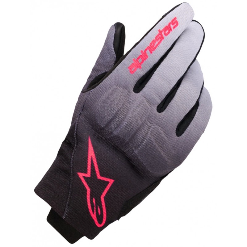 Моторукавиці жіночі Alpinestars Reef V2 Grey/Red/Pink