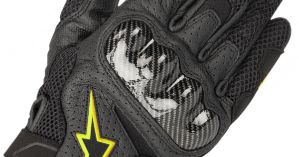 Моторукавиці Alpinestars SMX-1 Air V2 Black/Yellow купить от 5 400