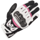 Мотоперчатки женские Alpinestars Stella SMX-2 Air Carbon V2 Black/White/Fuchsia