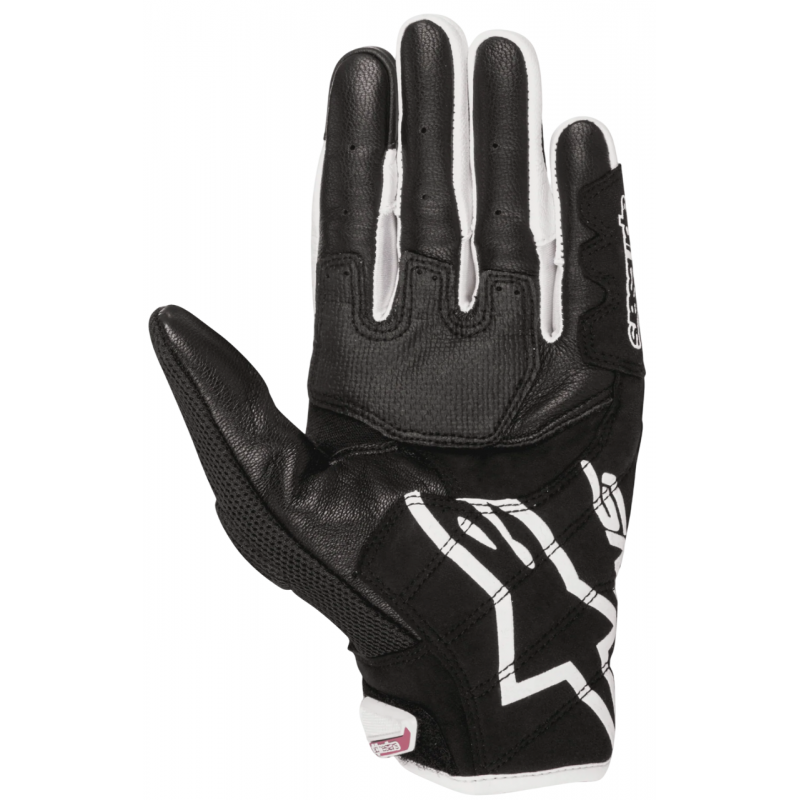 Мотоперчатки женские Alpinestars Stella SMX-2 Air Carbon V2 Black/White/Fuchsia