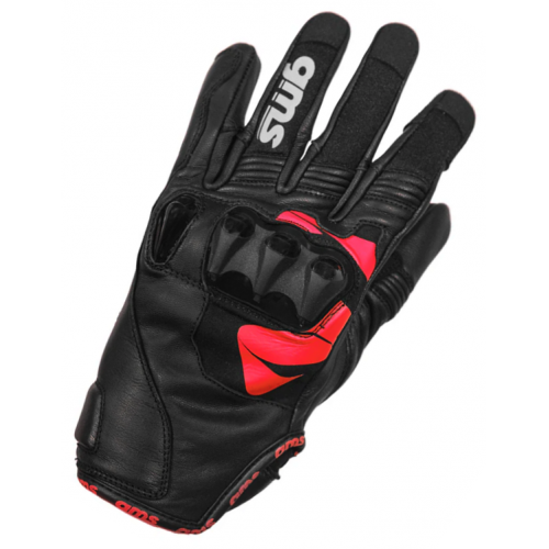 Мотоперчатки GMS Curve Black Red