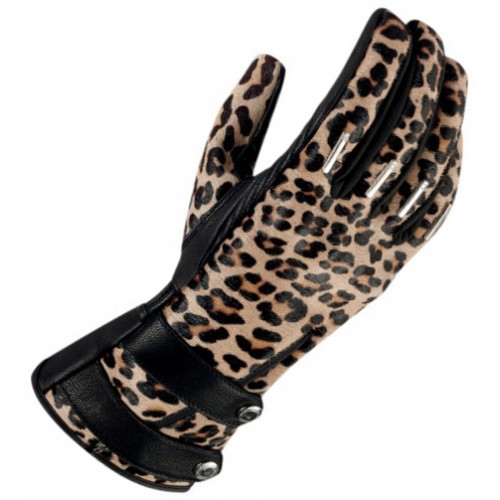 Моторукавиці жіночі Icon Catwalk Leopard